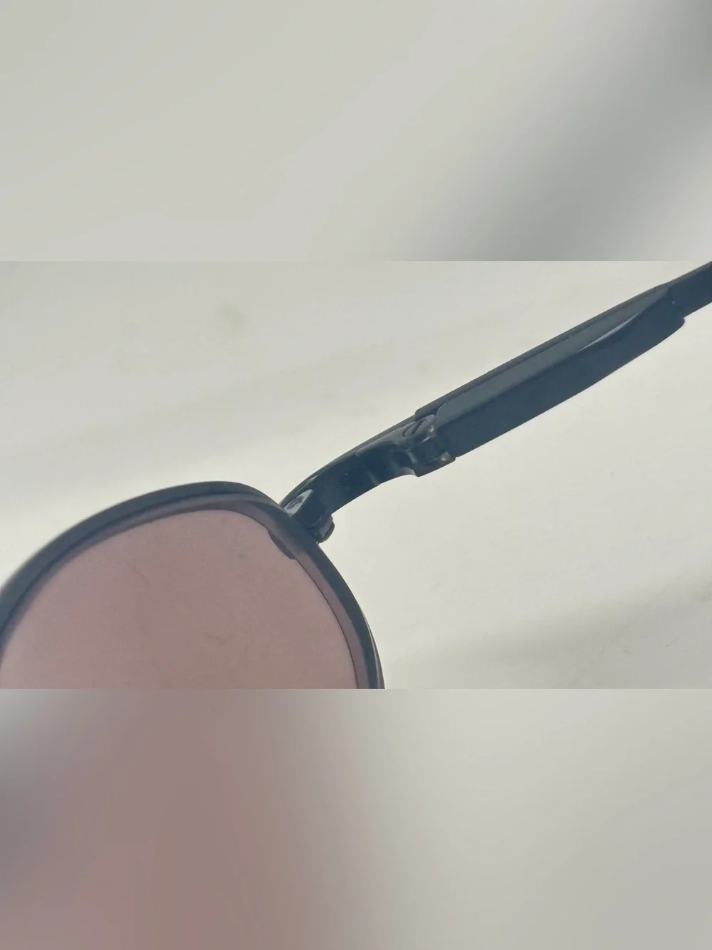 Black Oval Sunglasses Frames Only
